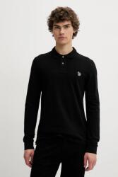 Paul Smith pamut hosszúujjú fekete, sima, M2R-410S-PZEBRA - fekete L