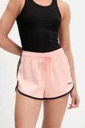 adidas Originals rövidnadrág Sprinter Shorts narancssárga, nyomott mintás, magas derekú, JN5643 - narancssárga L