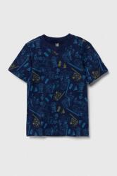 Adidas gyerek pamut póló x Star Wars sötétkék, mintás - sötétkék 110