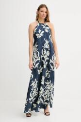 Forte Forte ruha sötétkék, maxi, egyenes, 13906 my dress - sötétkék 38