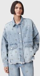 AllSaints pamut farmerdzseki HETTIE átmeneti, oversize, W106PC - kék M