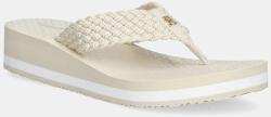 Tommy Hilfiger flip-flop TH CROCHET MID BEACH SANDAL bézs, éksarkú, FW0FW08737 - bézs Női 37