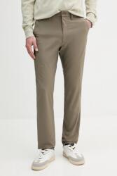 Calvin Klein nadrág barna, egyenes, LV04LB610G - barna 36