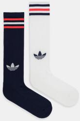 adidas Originals zokni 3-Stripes 2 pár fehér, JV7414 - fehér 37/39