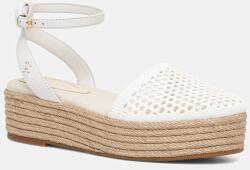Tommy Hilfiger espadrilles KNIT MESH ESPADRILLE PLATFORM bézs, platformos, FW0FW08743 - fehér Női 41