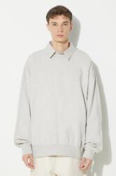 Vans pamut melegítőfelső Premium Standards Crew Fleece LX bézs, férfi, melange, VN000GBWRKZ1 - bézs M