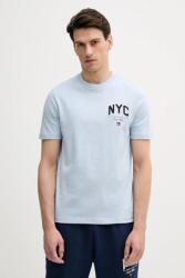 Tommy Hilfiger pamut póló - kék L - answear - 17 790 Ft