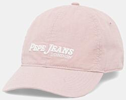 Pepe Jeans pamut baseball sapka rózsaszín, nyomott mintás, PM040571 - rózsaszín Univerzális méret