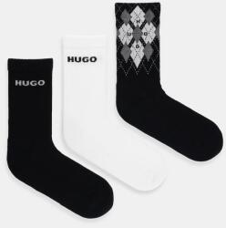 HUGO zokni 3 pár fekete, 50543138 - fekete 39-42