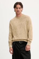 HUGO BOSS pamut pulóver könnyű, zöld, 50543785 - zöld M