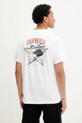 Converse pamut póló Converse x NARUTO fehér, nyomott mintás, 10028746-A01 - fehér M