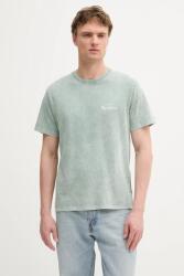 Pepe Jeans pamut póló zöld, mintás, PM509960 - zöld S