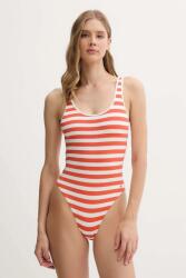 Tommy Hilfiger egyrészes fürdőruha narancssárga, puha kosaras, UW0UW05894 - narancssárga XL