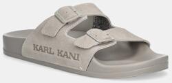 Karl Kani papucs velúrból Kani Street Slide PRM bézs, PD00006206 - bézs Női 37.5