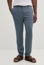Calvin Klein nadrág gyapjú keverékből chino, K10K113949 - kék 56