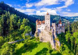 Enjoy - Puzzle Castelul Bran în vară, România - 1 000 piese Puzzle