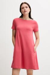 Benetton ruha zöld, mini, egyenes, 3Z1RDV01E - rózsaszín XL