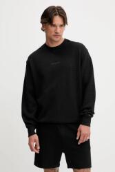 Tommy Hilfiger pamut melegítőfelső fekete, sima, DM0DM21622 - fekete XL