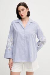 Tommy Hilfiger pamut ing galléros, relaxed, WW0WW44693 - kék 42