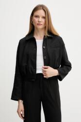 Guess rövid kabát RIAN fekete, átmeneti, oversize, W5GL27 WH872 - fekete XL