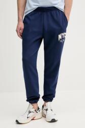 Tommy Hilfiger melegítőnadrág sötétkék, nyomott mintás, MW0MW39688 - sötétkék M