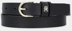 Tommy Hilfiger bőr öv bézs, AW0AW16836 - fekete 75