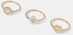 Tory Burch gyűrű Clover 3 db 168080-700 - arany 7