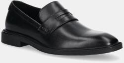 HUGO bőr mokaszin Gryff - fekete Férfi 44