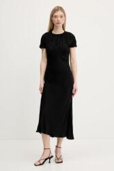 HUGO BOSS ruha fekete, maxi, egyenes, 50542304 - fekete 36