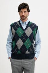 Ralph Lauren gyapjú mellény sötétkék, 710970657 - sötétkék S