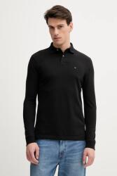 Tommy Hilfiger hosszú ujjú fekete, sima, MW0MW20183 - fekete XXL