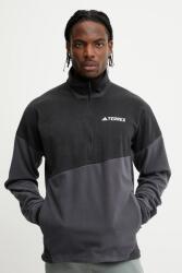 adidas TERREX gyapjú pulóver fekete, mintás, JE1350 - fekete XL