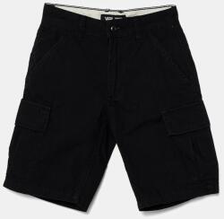 Vans gyerek pamut rövidnadrág Service Cargo Short fekete, VN0007Z6BLK1 - fekete 140