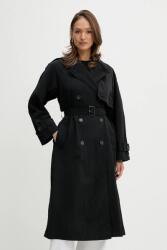 Tommy Hilfiger balonkabát fekete, átmeneti, oversize, WW0WW45632 - fekete XS/S