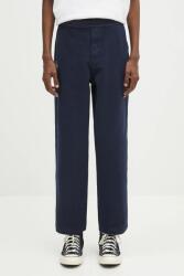 Evisu pamut nadrág Classic Worker Chino sötétkék, egyenes, 2ESHTM5PT1063 - sötétkék 32
