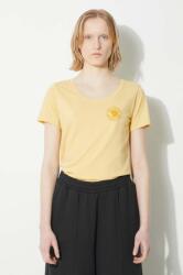 Fjallraven t-shirt 1960 Logo T-shirt W női, sárga, F83513.133 - sárga M