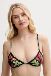 Desigual bikini felső BELICE TOP fekete, enyhén merevített kosaras, 25SWMK05 - fekete M