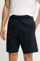 EA7 Emporio Armani pamut rövidnadrág sötétkék, AF13512.7M000232 - sötétkék S