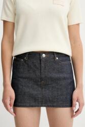 APC A. P. C. farmer szoknya mini-jupe sötétkék, mini, egyenes, CODBS. F06093 - sötétkék 36
