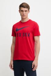 Nike pamut póló Boston Red Sox piros, nyomott mintás, N199-62Q-BQ-PA7 - piros XL
