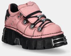 New Rock nubuk tornacipő rózsaszín, M-120N-C78 - rózsaszín Női 41