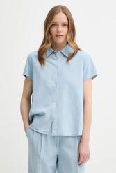 APC A. P. C. farmering chemisette marina galléros, regular, COGXX. F12440 - kék 34