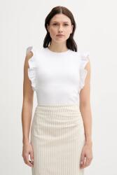 United Colors of Benetton top fehér, 3FMED10A3 - fehér S