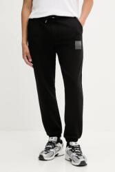 HUGO BOSS pamut melegítőnadrág fekete, sima, 50542866 - fekete XL