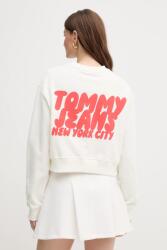 Tommy Hilfiger pamut melegítőfelső fehér, nyomott mintás, DW0DW21345 - fehér M