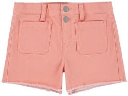 Levi's gyerek pamut rövidnadrág DOUBLE SHANK SHORT narancssárga, sima, állítható derekú, 3EM226 - narancssárga 110