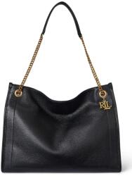 Lauren Ralph Lauren bőr táska - fekete Univerzális méret - answear - 139 990 Ft