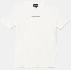 Giorgio Armani gyerek pamut póló fehér, nyomott mintás, EB000421 AF15013 - fehér 130