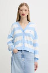 Tommy Jeans pamut kardigán könnyű, DW0DW20968 - kék S