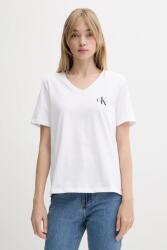 Calvin Klein Jeans pamut póló 2 db fekete, LV047C906G - fekete XXS